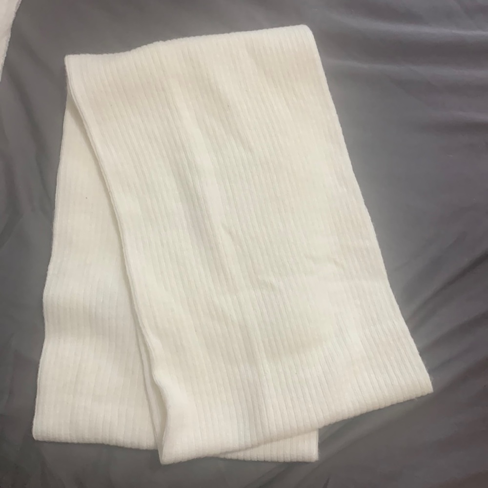White Infinity Scarf